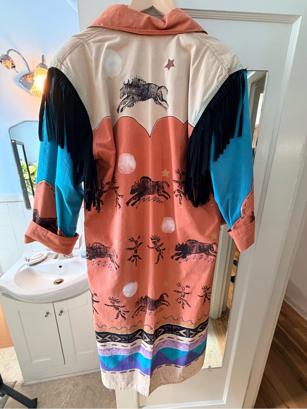 Western Print Button-Up - Picture 2 of 9